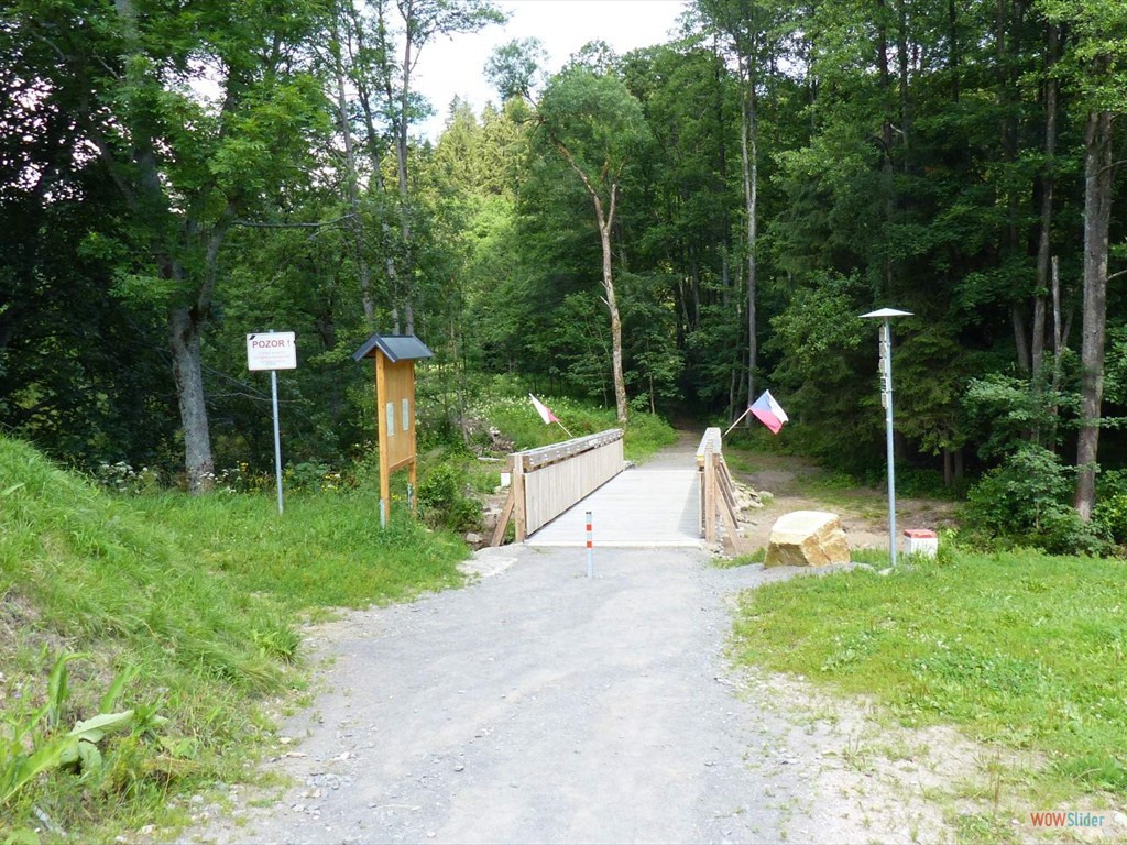 Brücke nach Schlesien von Neratov aus