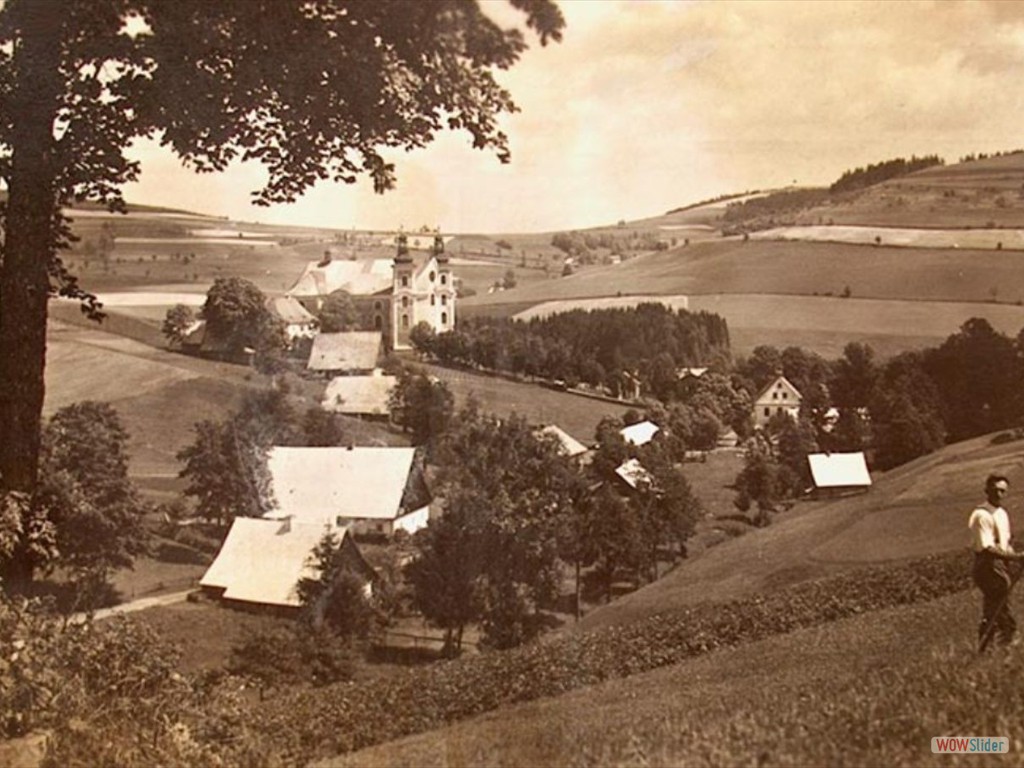 Unterdorf von Bärnwald im Jahr 1921